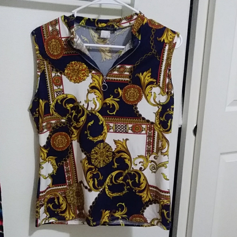 Cut off sleeve top